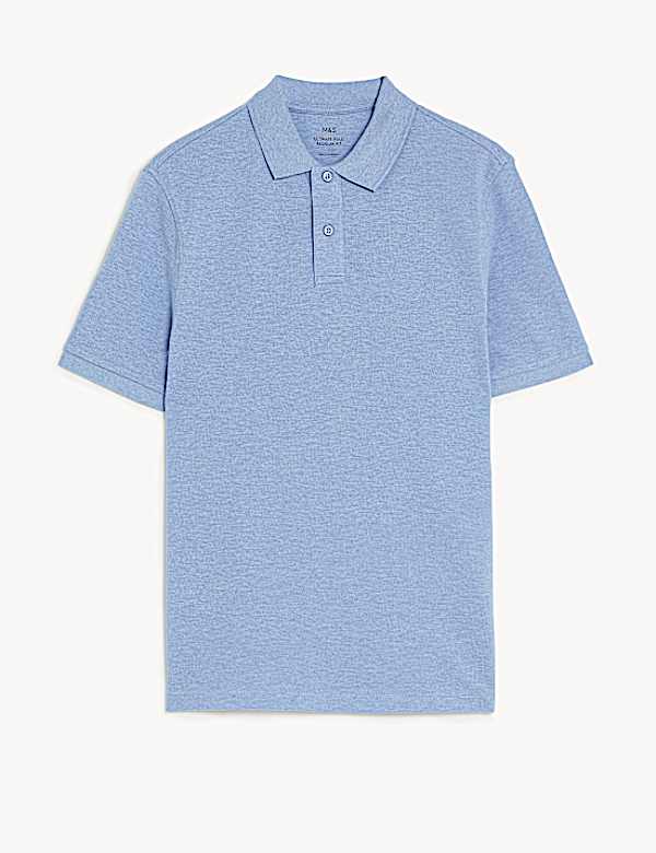 Pure Cotton Pique Regular Fit Polo Shirt