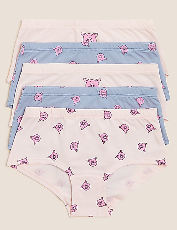 5pk Cotton with Stretch Percy Pig™ Shorts