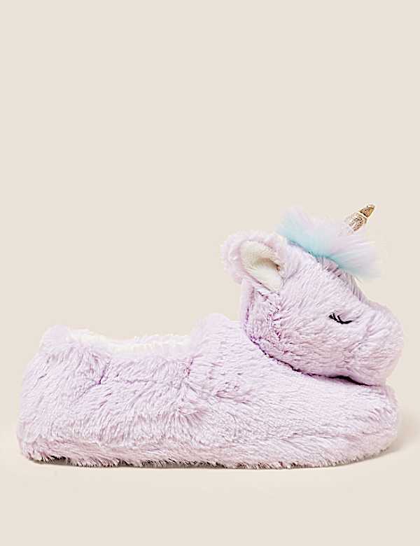 Kids' Unicorn Slippers (5 Small - 6 Large)