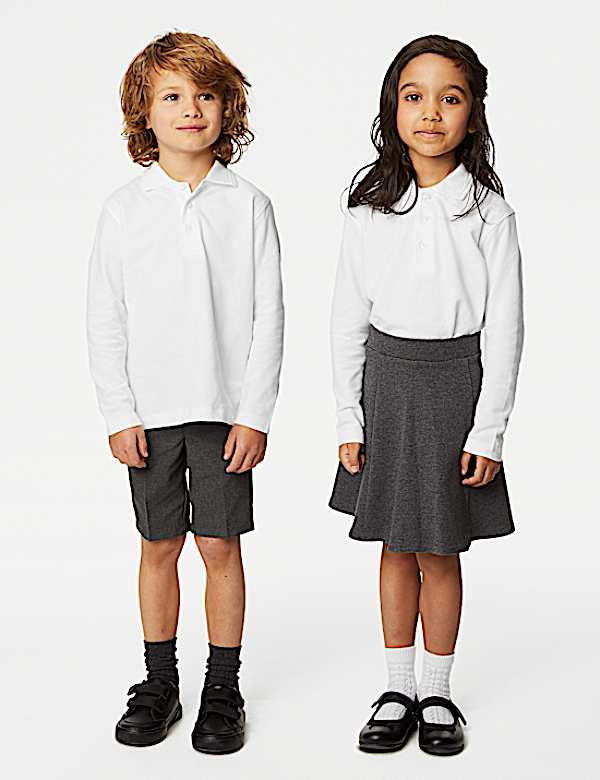 2Pk Unisex Easy Dressing Polo Shirts