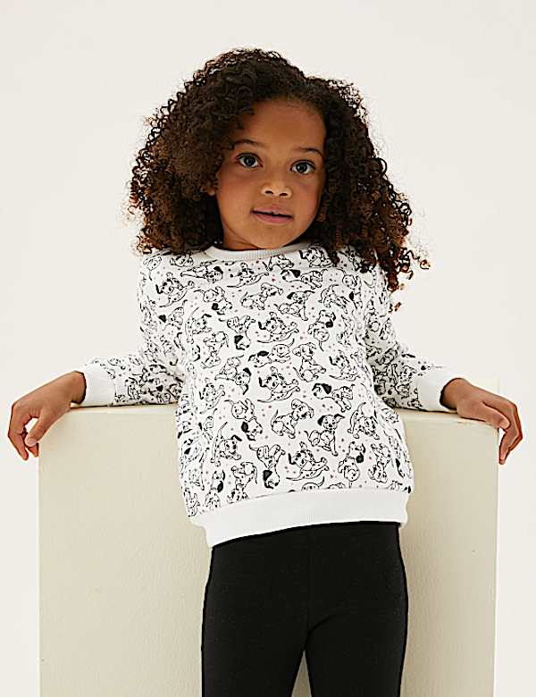 Cotton Disney 101 Dalmatians™ Sweatshirt (2-7 Yrs)