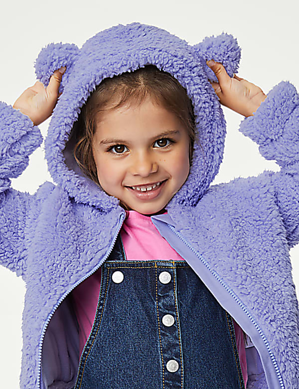 Purple borg jacket online