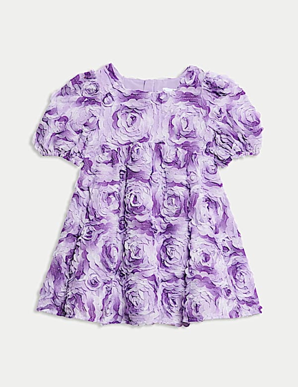 Floral Jacquard Dress (2-16 Yrs)
