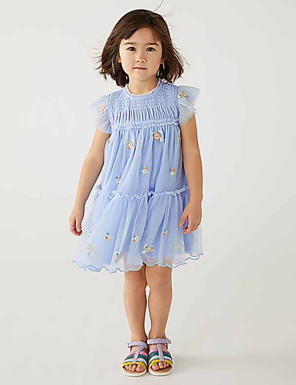 Floral Embroidered Dress