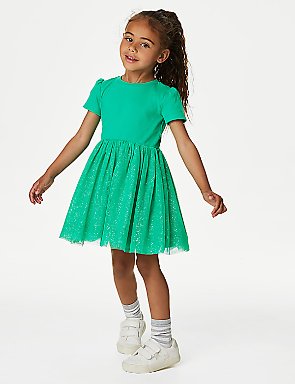 Tulle Spotted Dress