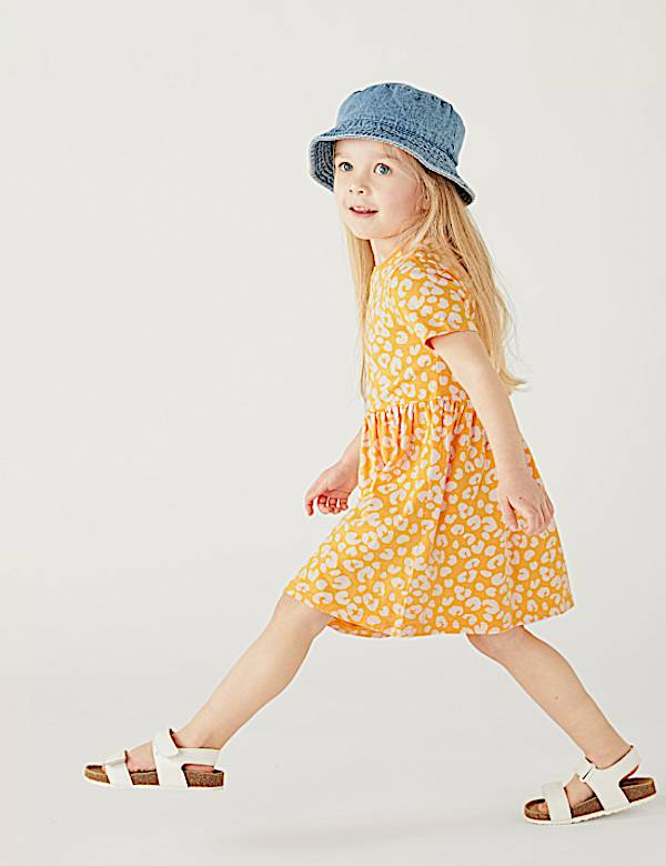 Pure Cotton Leopard Dress