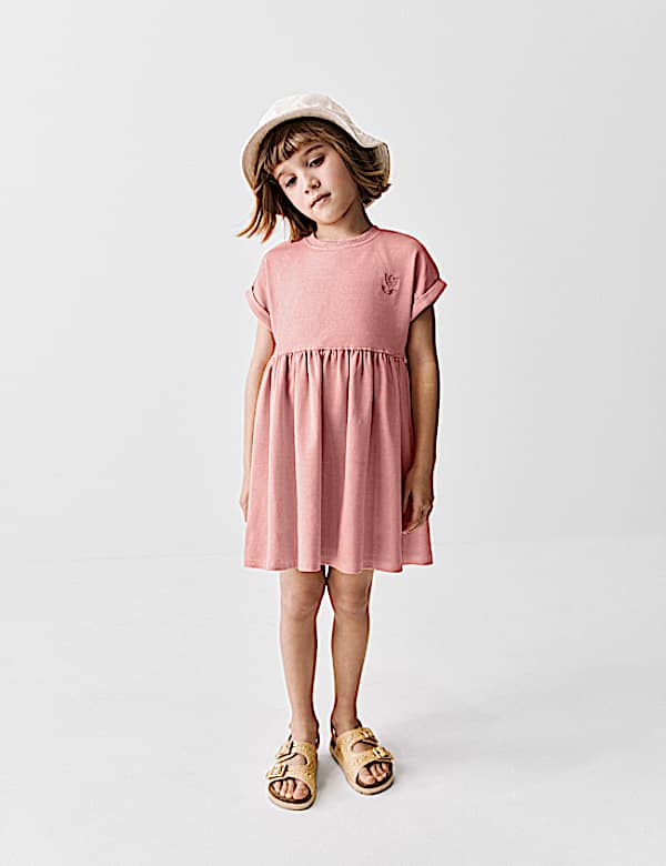 Cotton Rich Jersey Dress (2-8 Yrs)