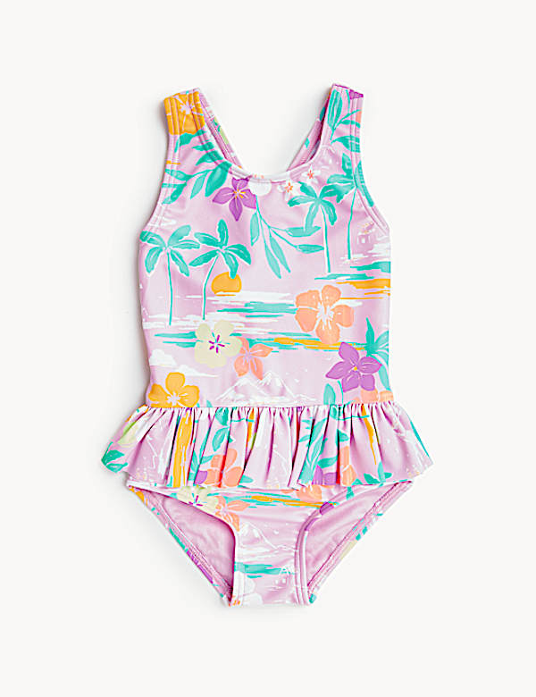 Palm Print Swimsuit