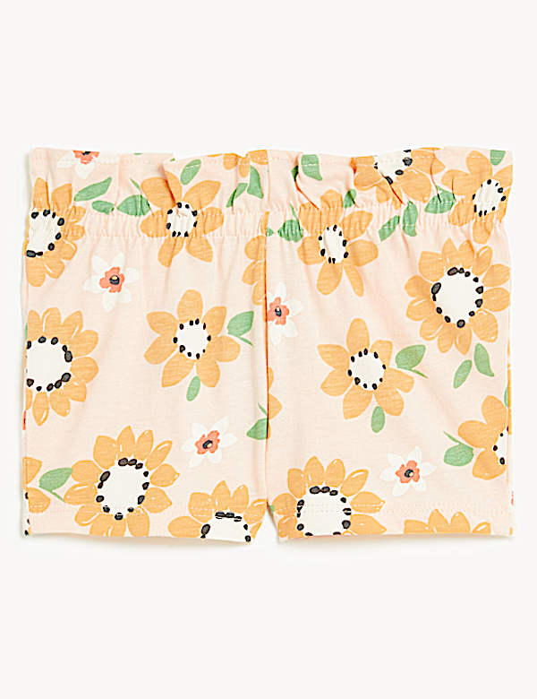 3pk Pure Cotton Printed Shorts
