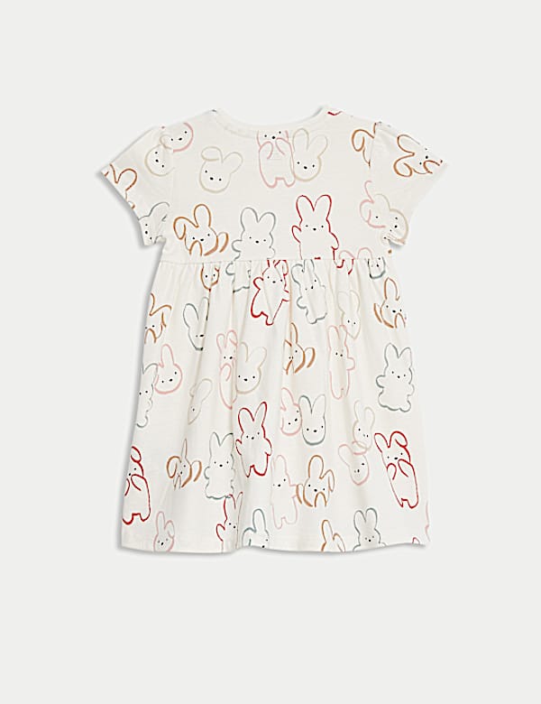Pure Cotton Bunny Dress (0-3 Yrs)