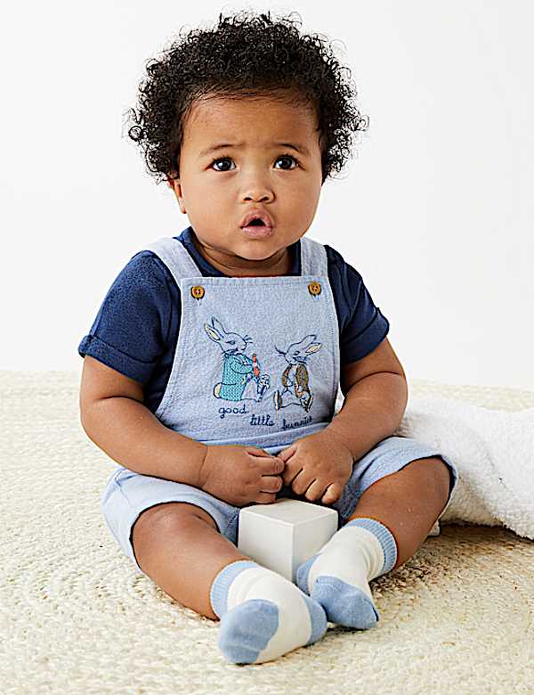 3pc Cotton Rich Peter Rabbit™ Outfit