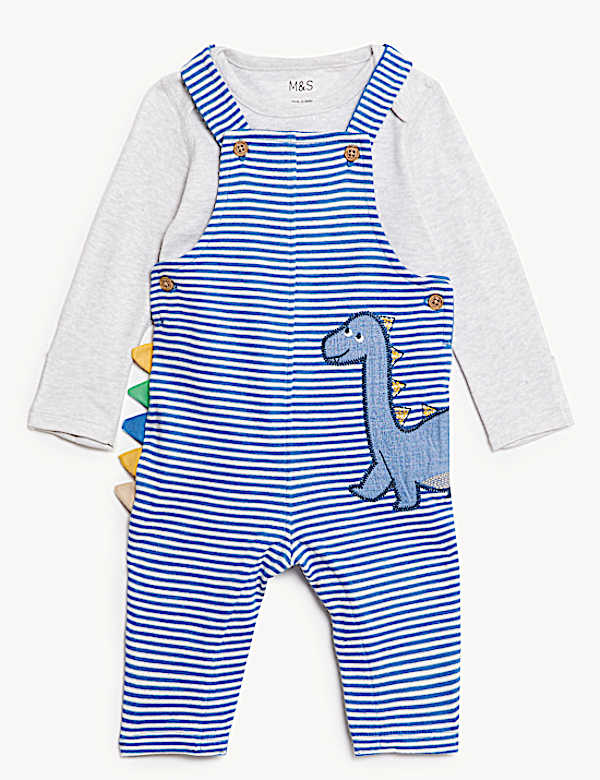 2pc Pure Cotton Dinosaur Outfit