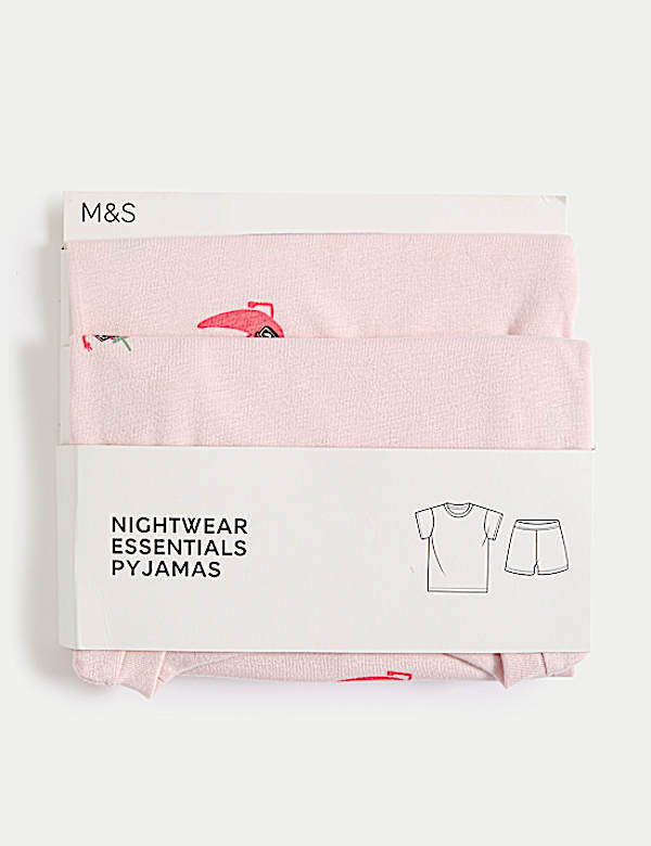 Pure Cotton Chilli Print Short Pyjamas (7-14 Yrs)