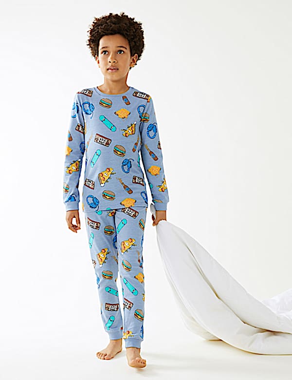 Cotton Rich Chilling Print Pyjamas