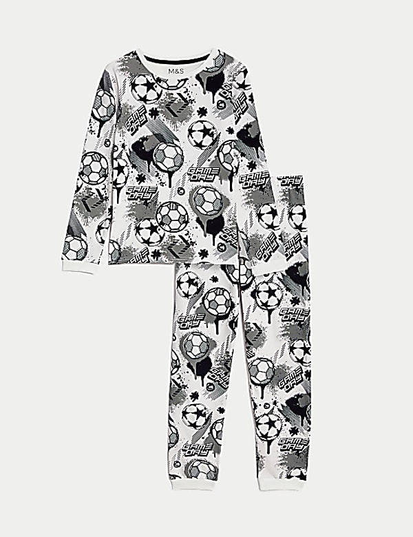 Cotton Rich Football Pyjamas (7-14 Yrs)