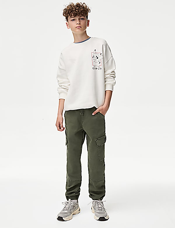 Cotton Rich Cargo Trousers (6-16 Yrs)