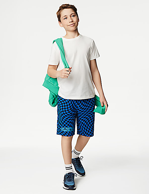 Cotton Rich Checked Shorts