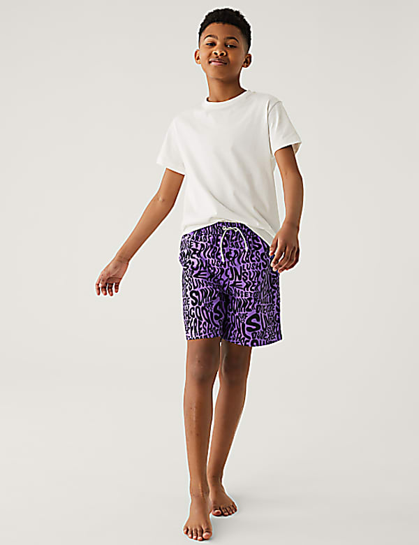 Printed Swim Shorts (6-16 Yrs)