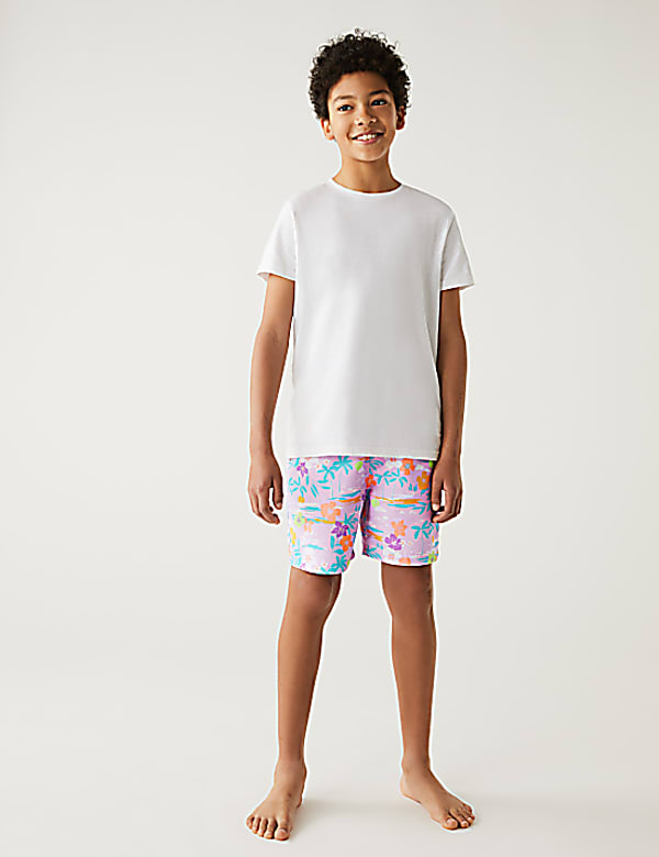 Tropical Swim Shorts (6-16 Yrs)