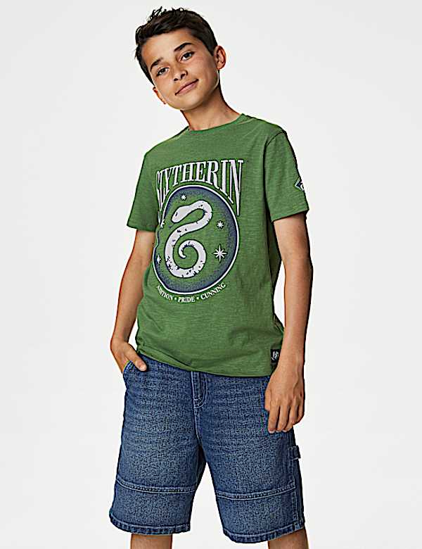 Pure Cotton Harry Potter™ Slytherin T-Shirt