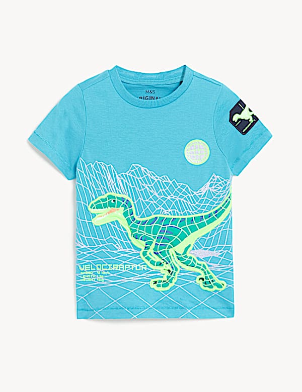 Pure Cotton Dinosaur T-Shirt