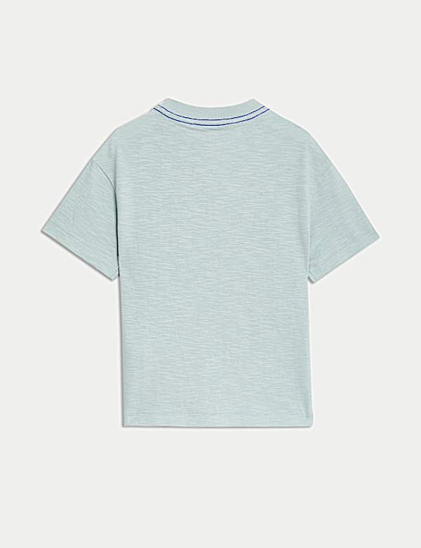 Pure Cotton Robot Graphic T-Shirt (2-8 Yrs)