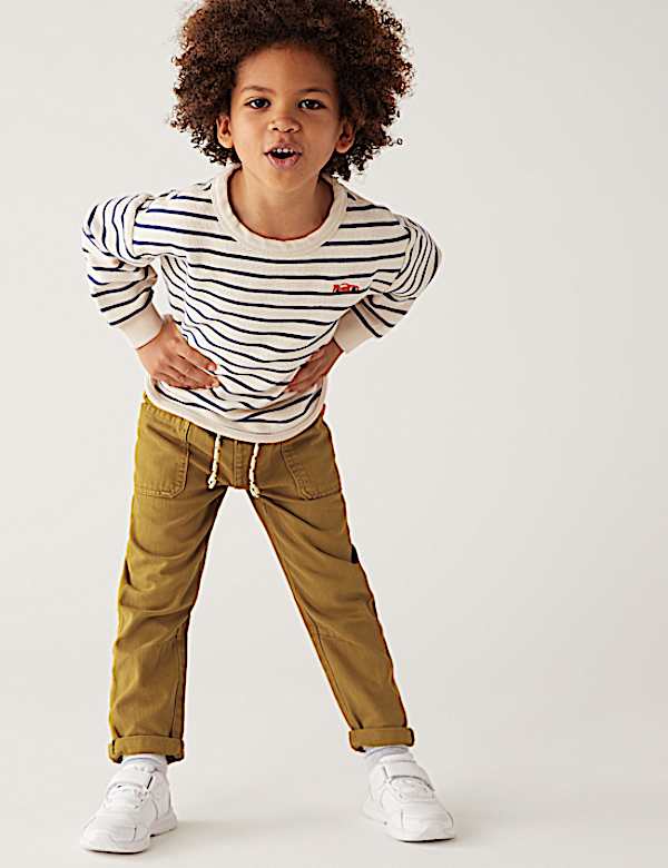 Cotton Rich Cargo Trousers