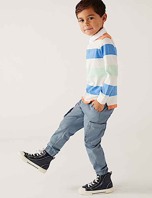 Pure Cotton Cargo Trousers