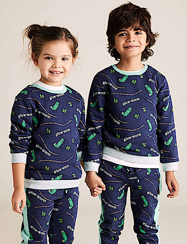 Roald Dahl™ & NHM™ Glow Worm Sweatshirt