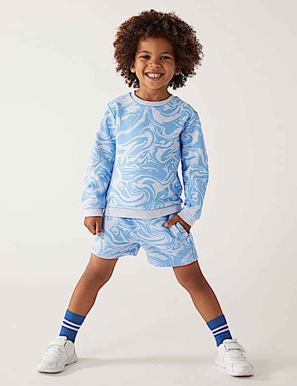 2pc Cotton Rich Top & Bottom Outfit
