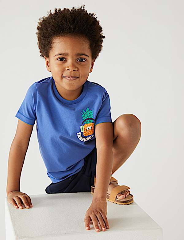 Pure Cotton Pineapple T-Shirt