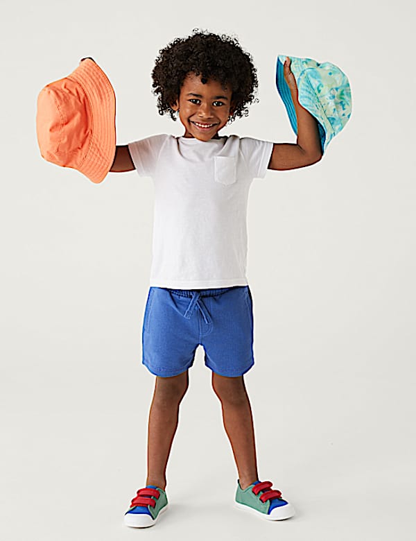 Cotton Mix Plain Regular Fit Shorts