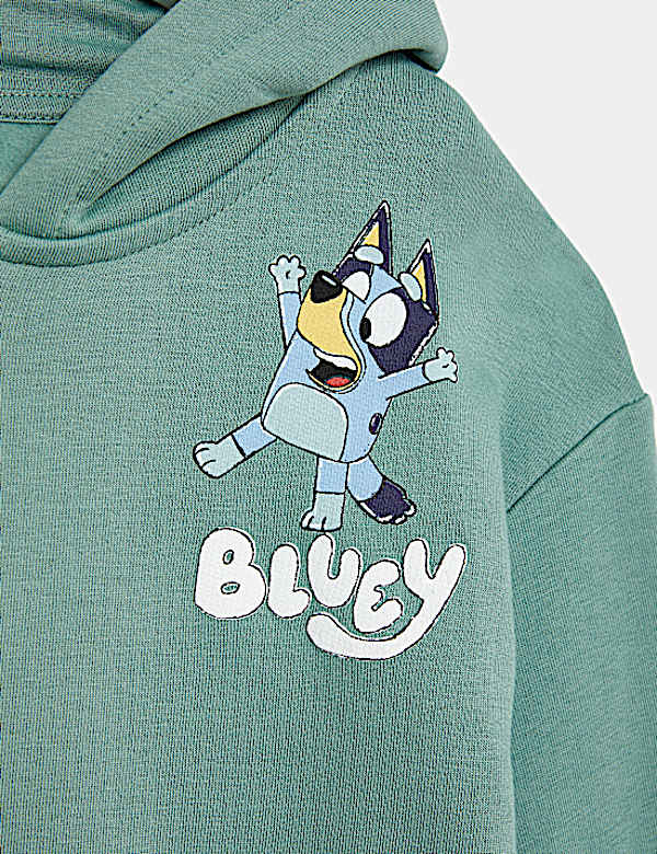 Cotton Rich Bluey™ Zip Hoodie (2-8 Yrs)