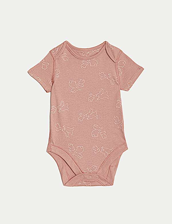 7pk Pure Cotton Bodysuits (5lbs-3 Yrs)