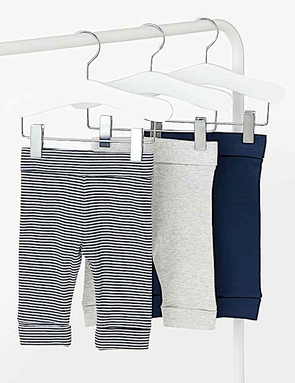 3pk Pure Cotton Leggings