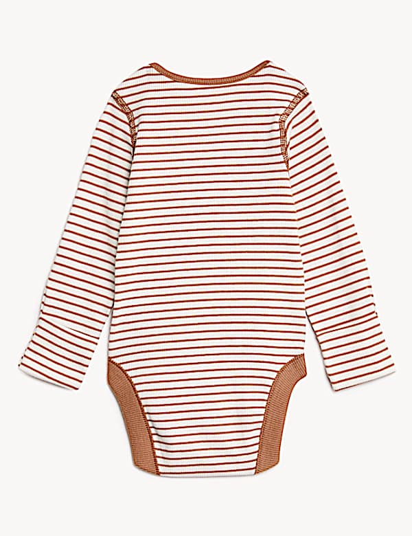 Cotton Rich Striped Bodysuit