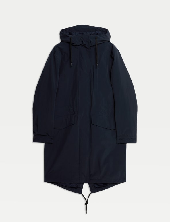 Waterproof Hooded Parka Coat M S Collection M S