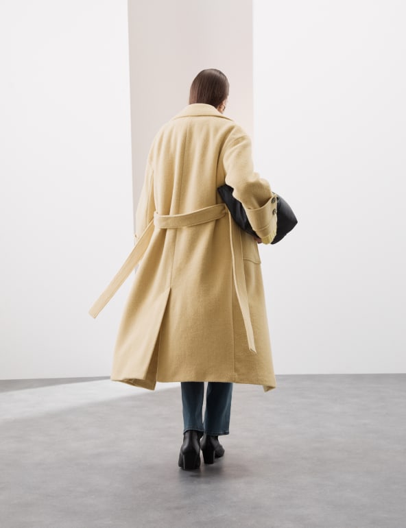 Line sven wrap coat outlet