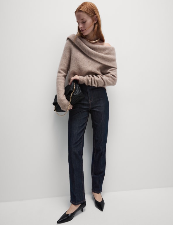 Marks and spencer slim bootcut jeans hotsell