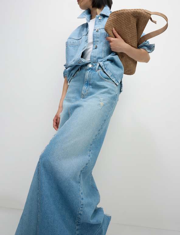 Ripped denim skirt 7 little words deals
