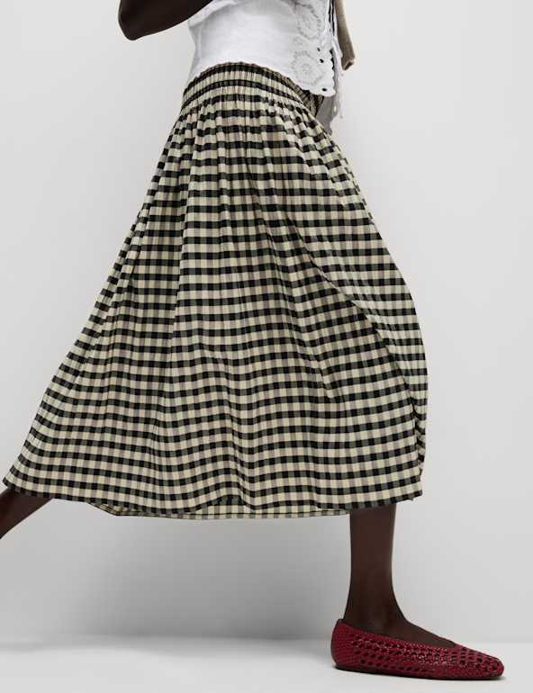 ANDMARY】Mia check skirt