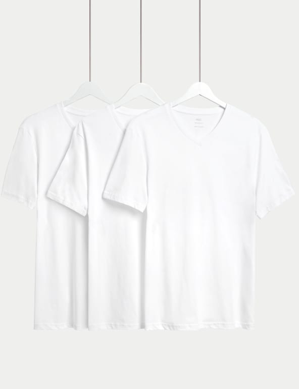 Plain white shirt v neck outlet
