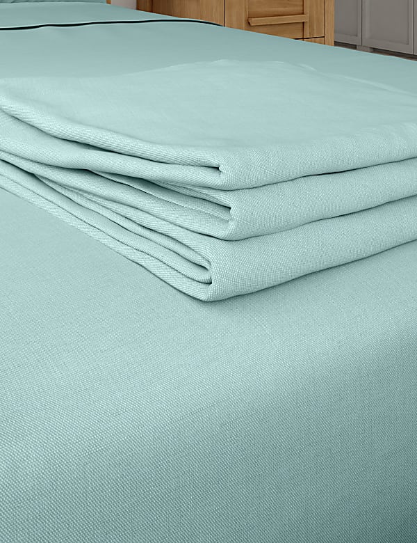 Drap plat en percale de coton - BE