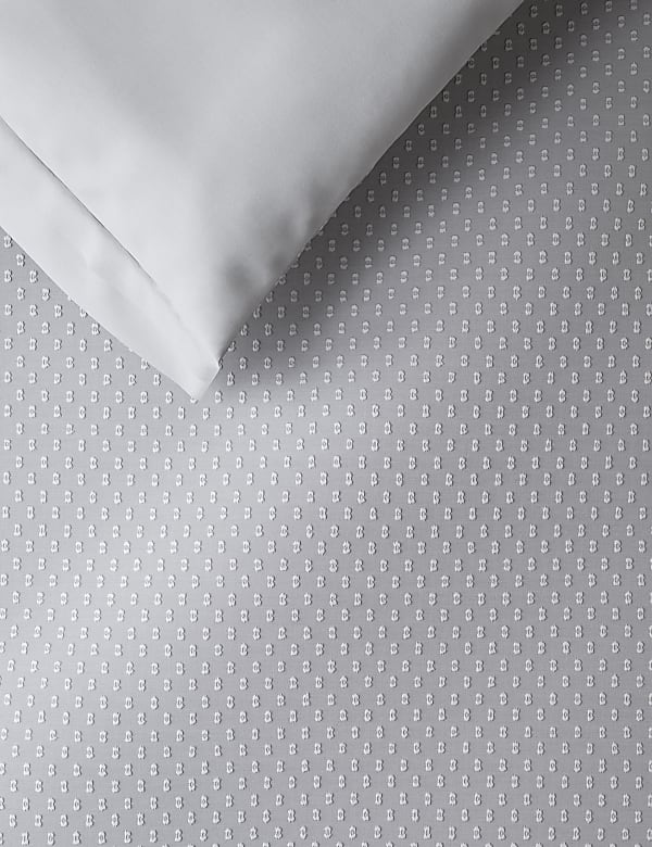 Parure de lit 100 % coton &agrave; iris en rati&egrave;re - LU