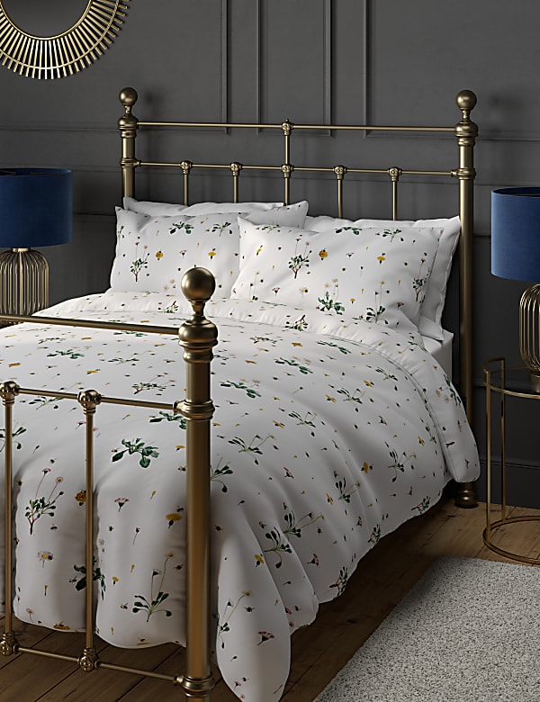 Pure Cotton Floral Bedding Set - LU