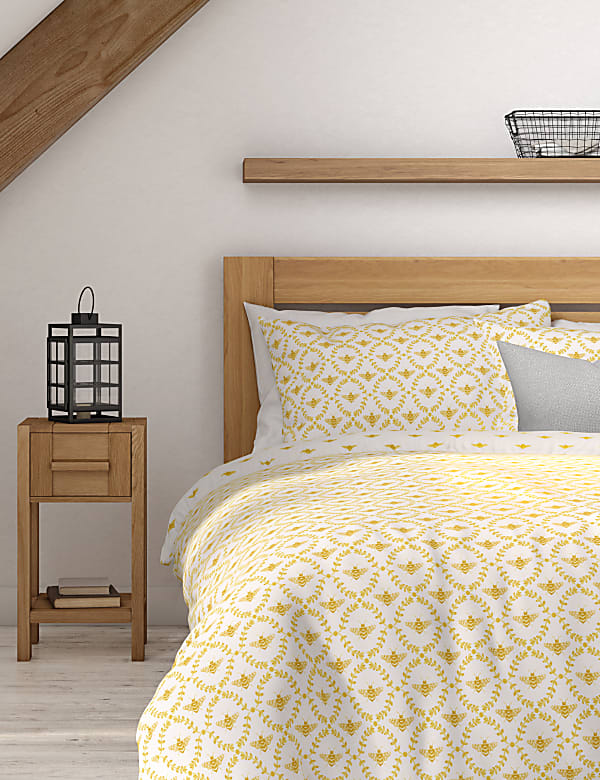 Cotton Blend Bee Bedding Set