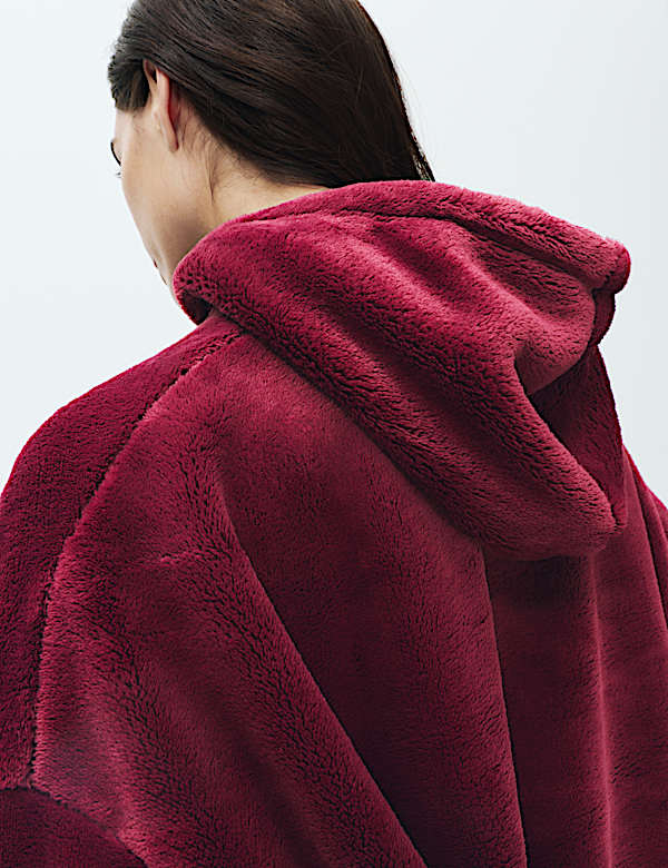 Fur Fleece Lounge Hoodie Set - NO