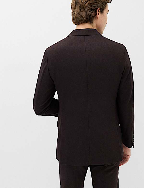 2 Piece Tailored Fit Micro Check Tweed Suit - MX