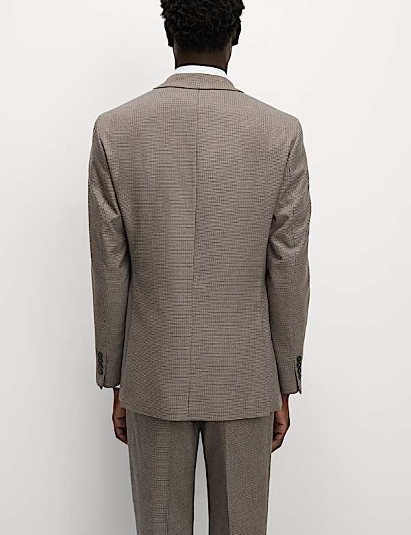 Regular Fit Puppytooth Suit - LV