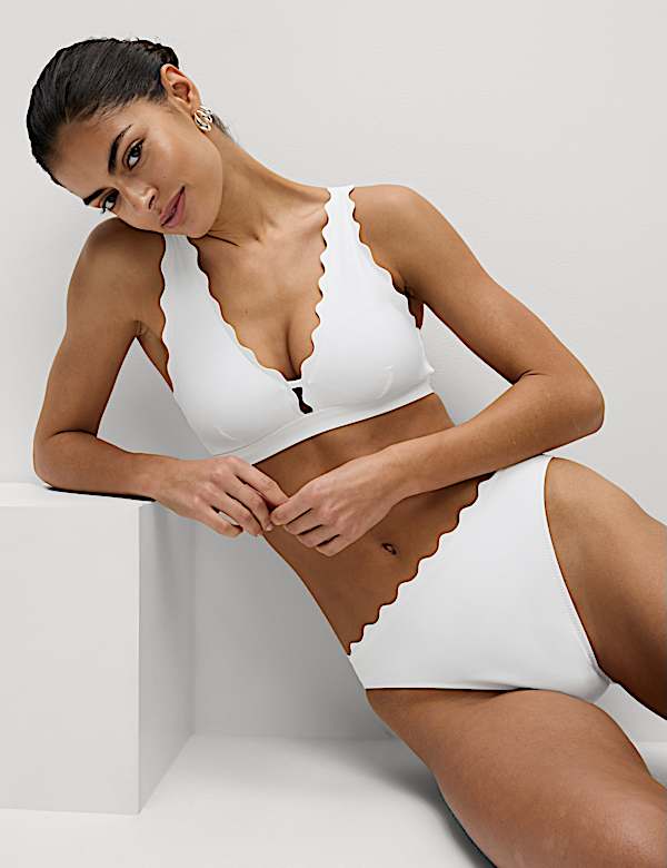 Neopren-Bikini-Set mit Muschelrand - DE